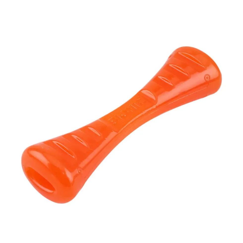Jouet pour chien en caoutchouc coloris orange bâton Bionic Urban Stick - Taille S