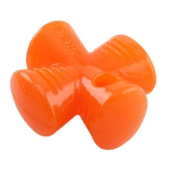 Jouet pour chien en caoutchouc coloris orange croix Bionic Stuffer