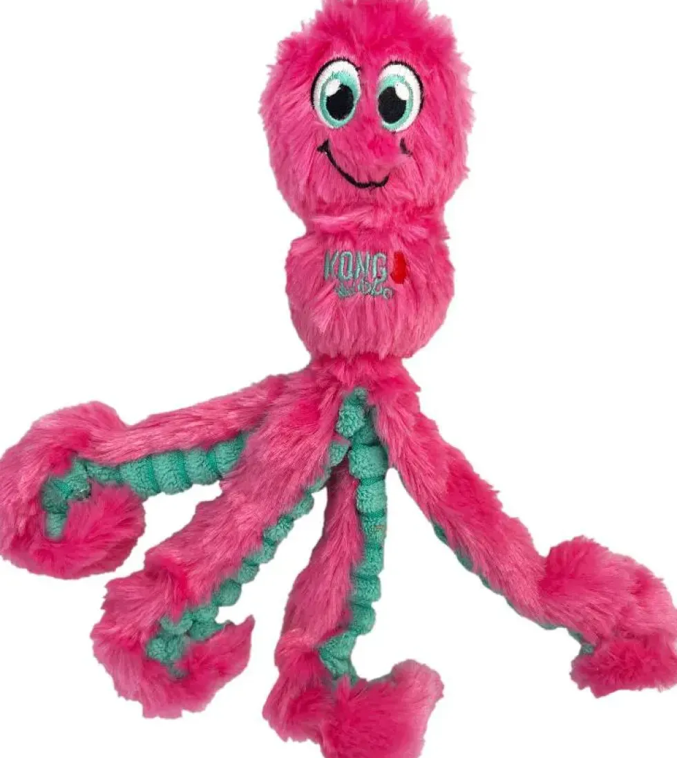 Jouet pour chien wubba octopus coloris multicolore Kong - taille M
