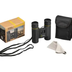 Jumelles de poche 10x25 noires National Geographic - 11 x 3,7 cm