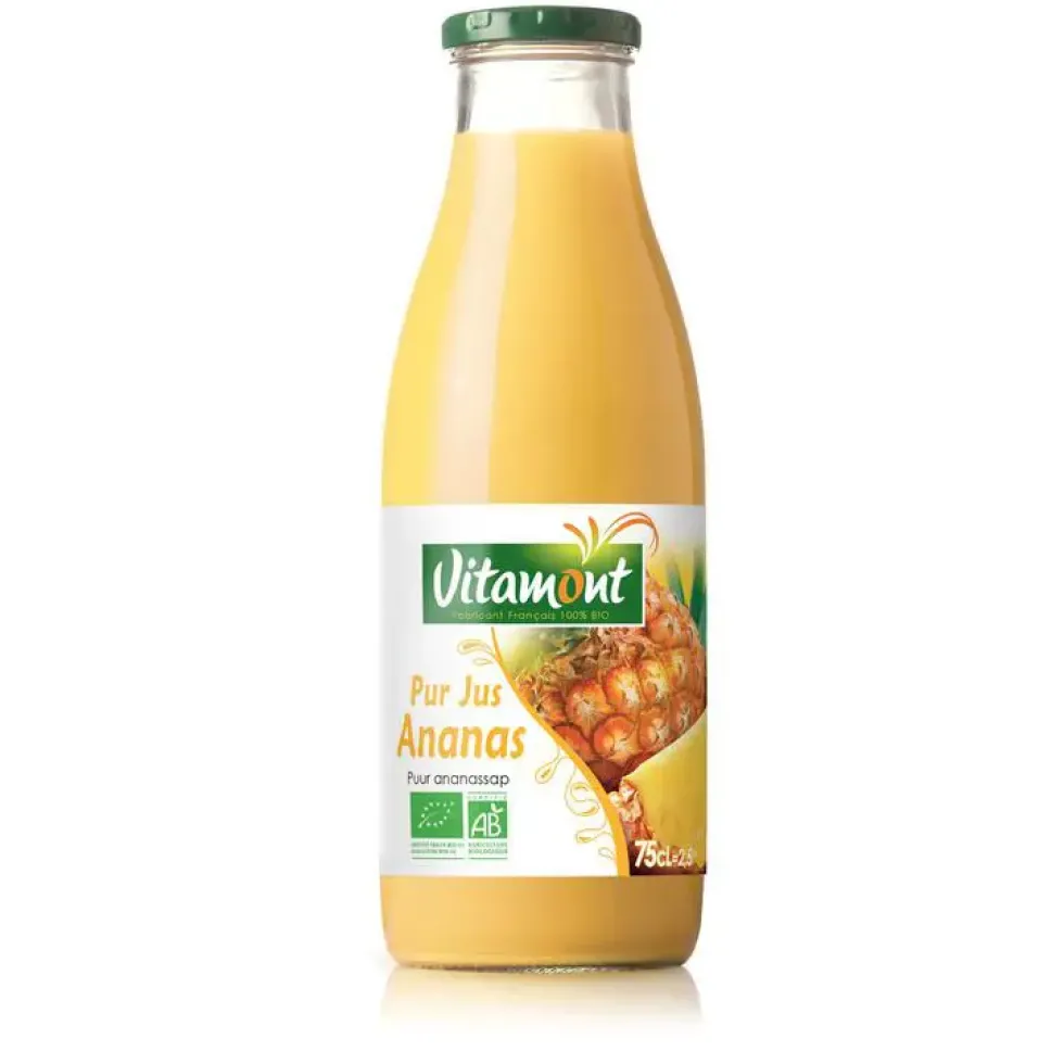 Jus d’ananas bio 75 cl