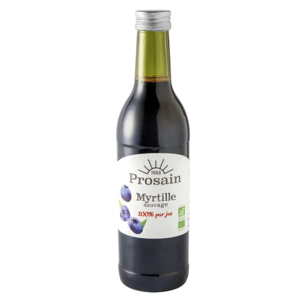 Jus de myrtille bio – Bouteille de 50 cl