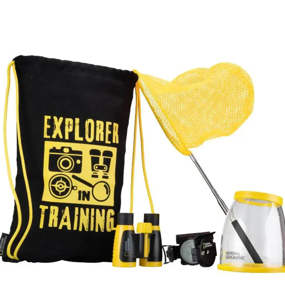 Kit de découverte outdoor noir et jaune National Geographic