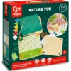 Kit de presse à fleurs en carton et papier Hape à partir de 5 ans - 18,5 x 18,5 x 7,6 cm