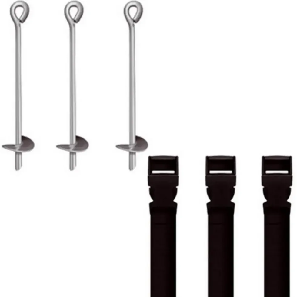 Kit de scellements 3 piquets pour trampolines Trigano