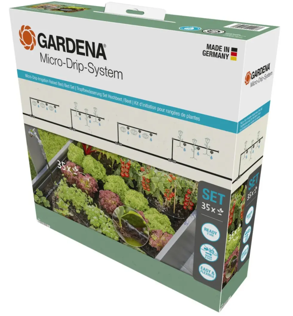 Kit d'initiation pour rangées de plantes Gardena - jusqu'à 35 plantes