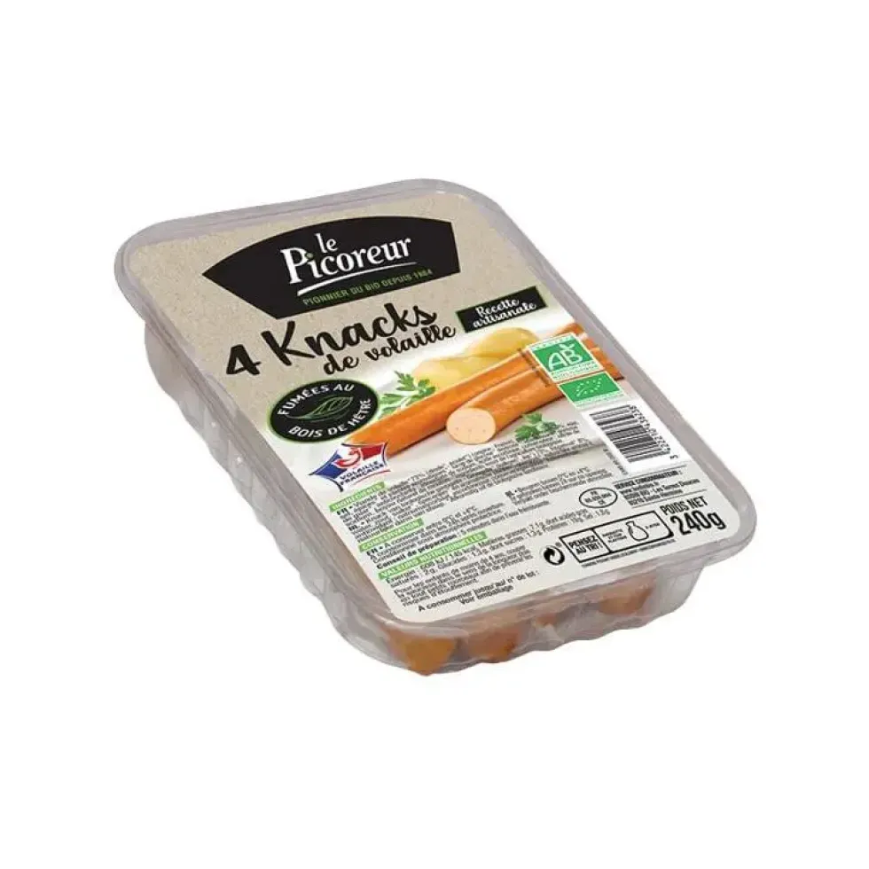 Knacks de volaille Le picoreur - 240 g