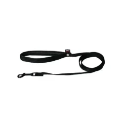 Laisse chien nylon 16 mm / 120 cm noire