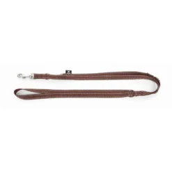 Laisse multi-positions Neo+ marron pour chien 2x200 cm