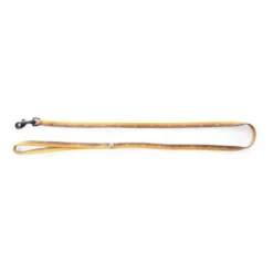 Laisse pour chat Bicolor Bulles jaune moutarde et marron