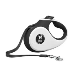 Laisse sangle rétractable blancoir pour chien 5 m