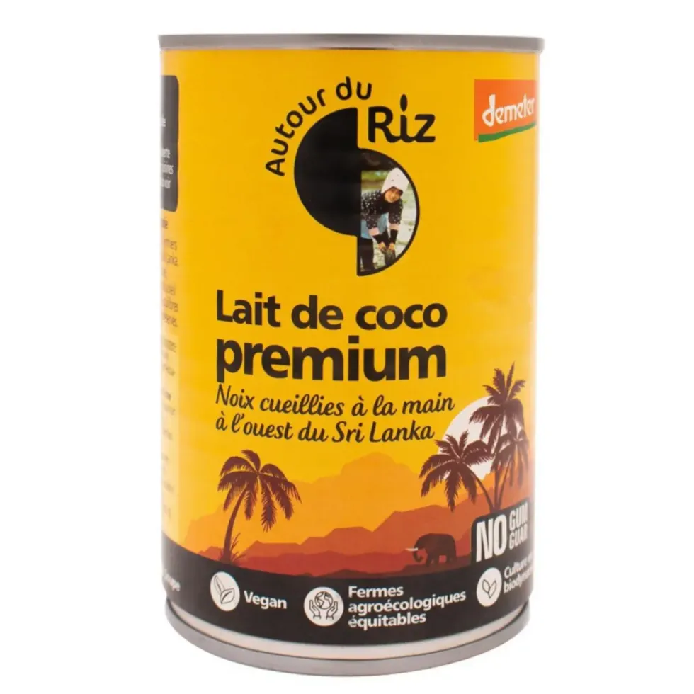 Lait de coco 17% matières grasses bio 400 ml