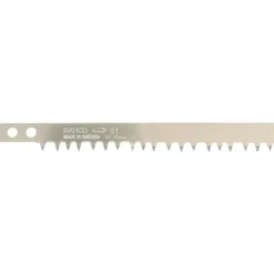 Lame de scie à bûches en acier trempé denture isocèle gris - 53 cm