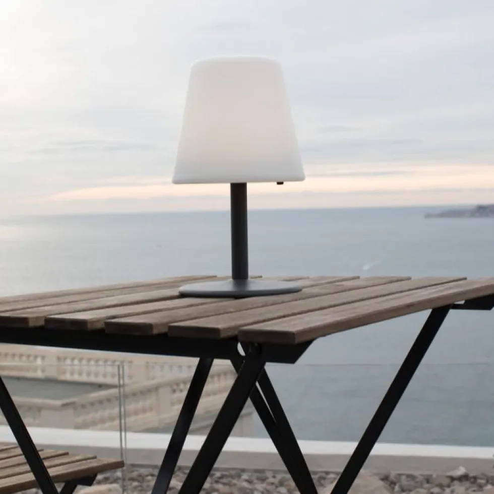 Lampe de table LED Batimex de H 26 cm avec chargement micro USB