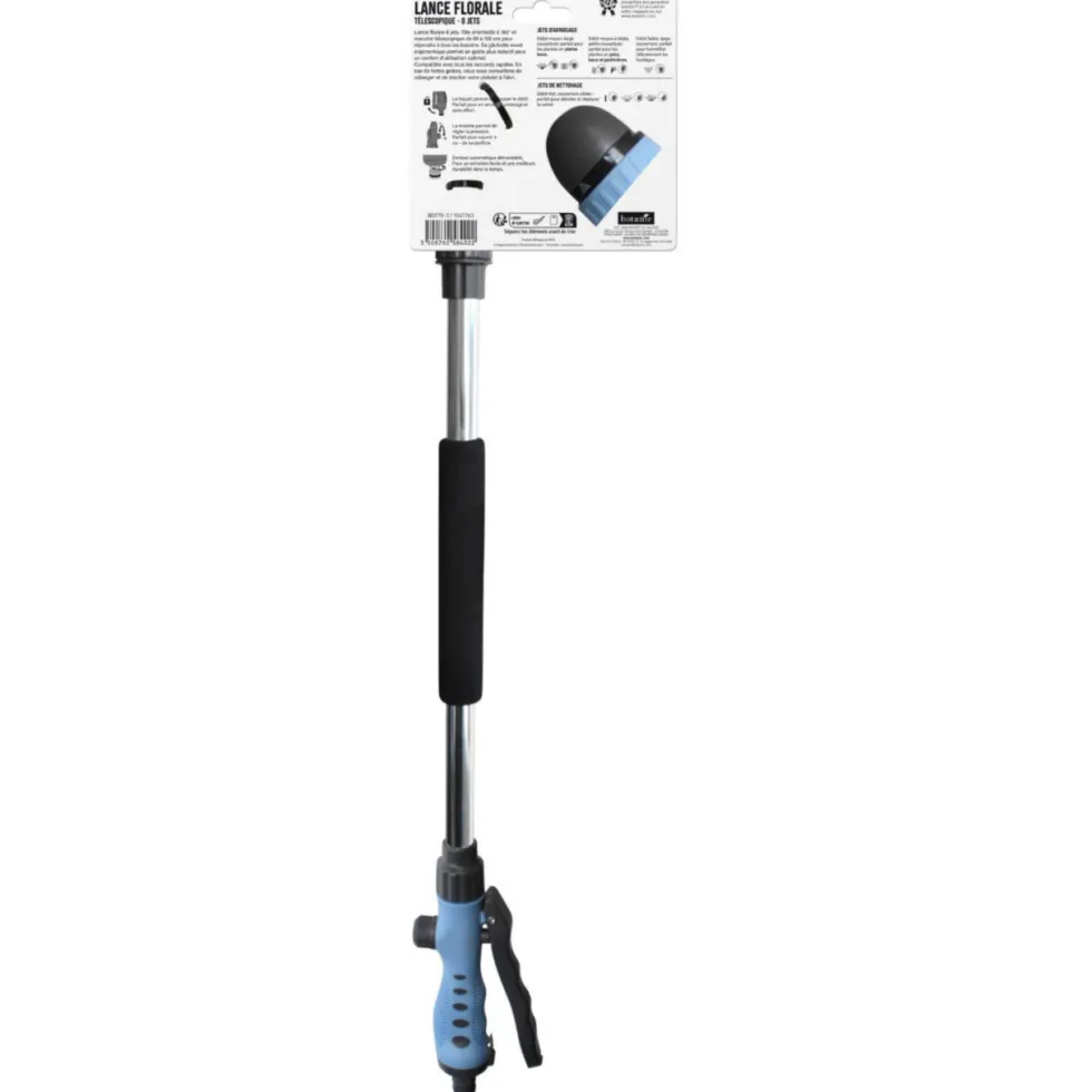 Lance florale télescopique botanic® - 8 jets avec débit réglable