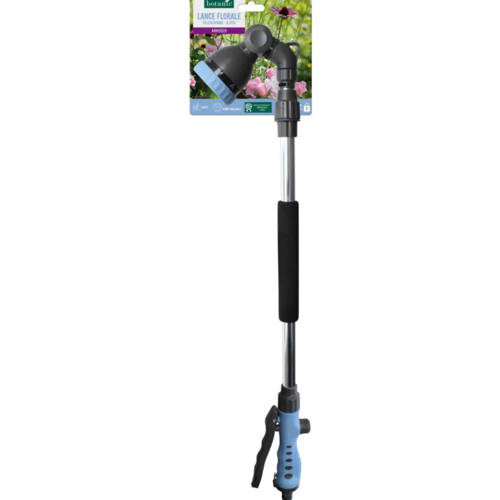 Lance florale télescopique botanic® - 8 jets avec débit réglable