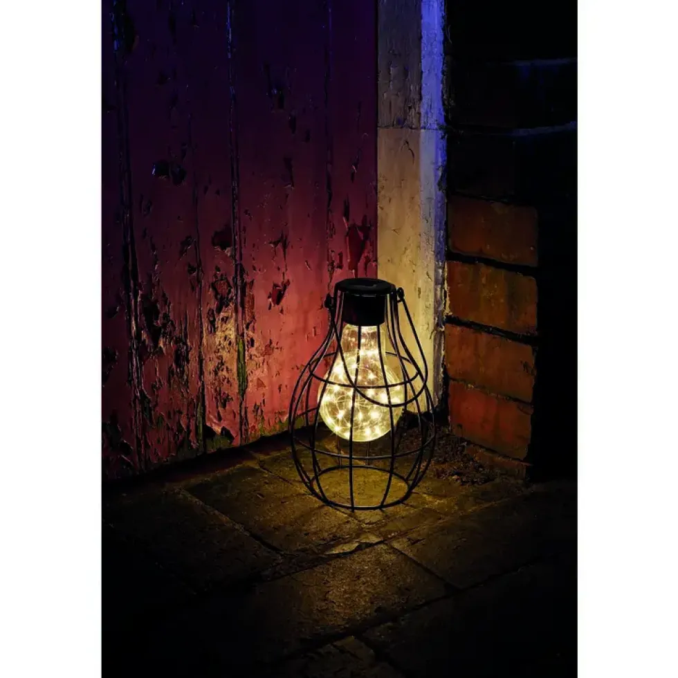 Lanterne solaire H 26cm x l 18cm