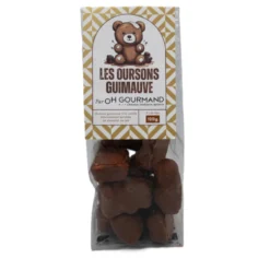 Les oursons guimauve en chocolat OH Gourmand - sachet de 90 g