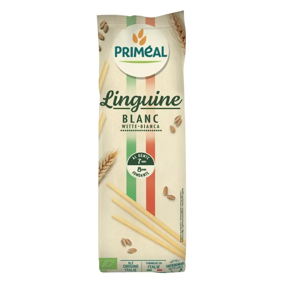 Linguine blanches bio Priméal - 500 g