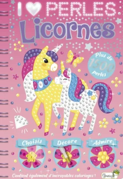 Livre activité "J’aime les perles - Licornes" aux Éditions Grenouille