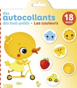 Livre d’autocollants "Le jardin" aux Éditions Lito collection Les autocollants des tout petits 18 mois