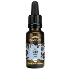 Élixir n°22 Biofloral de chêne en flacon de 20 ml