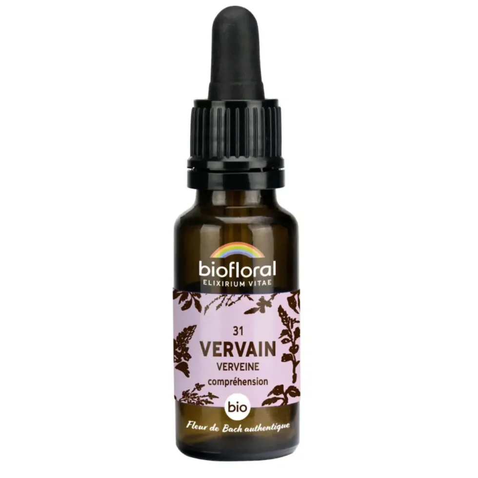Élixir n°31 Biofloral de verveine en flacon de 20 ml