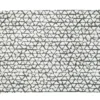 Lot de 2 sets de table décor triangles coloris noir en coton - 35 x 50 cm