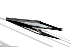 Lucarne supplémentaire ACD coloris gris en aluminium - 75,8 x 77 cm