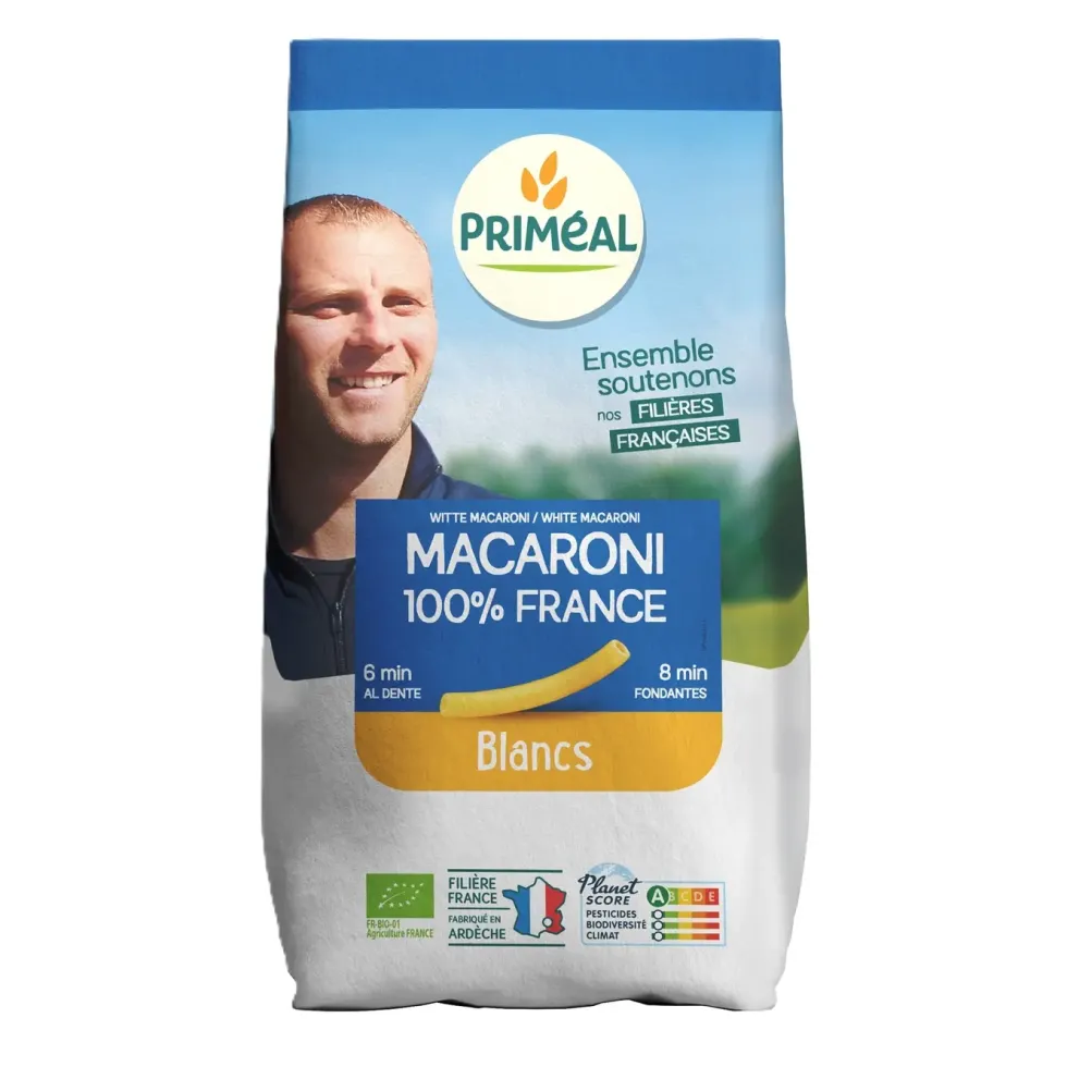 Macaronis blancs PRIMEAL 500 g