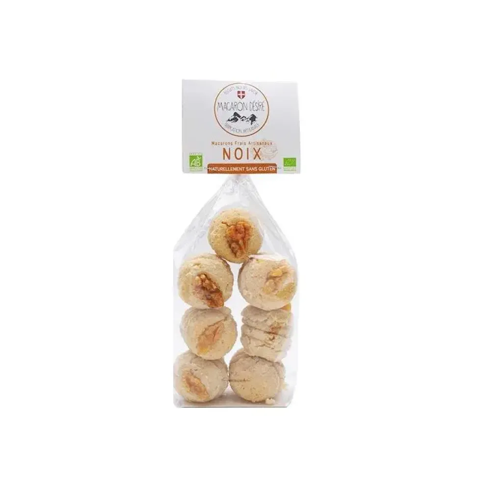 Macarons bio aux noix Biscuit bio des Savoie - 150 g