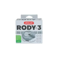 Maison de toilette pour les rongeurs en plastique coloris blanc Zolux Rody3 – 10,5 x 14,3 x 7 cm