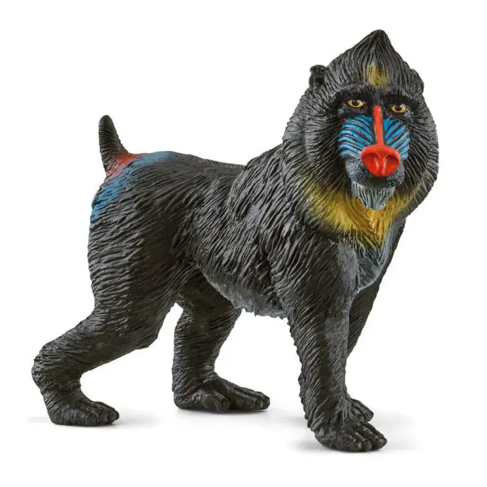 Mandrill multicolore Wild Life - 6.9 cm