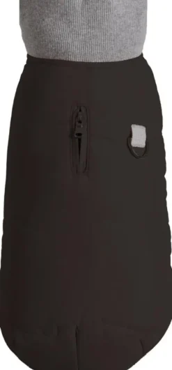 Manteau pour chien coloris noir Bobby Contraste - Taille 56XL