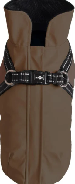 Manteau pour chien en néoprène coloris vert harnais intégré Bobby Tom - taille 36M