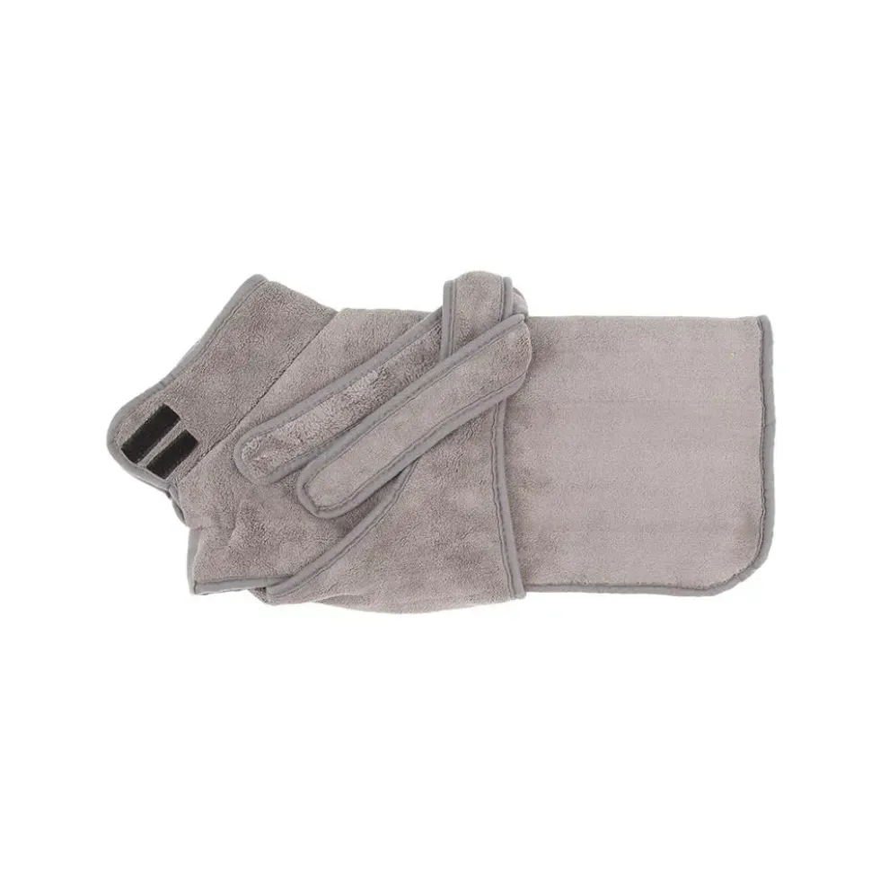 Manteau ultra absorbant pour chien coloris gris Scruffs Noodle - Taille S