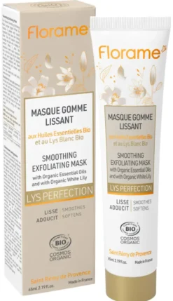 Masque gomme lissant Florame gamme Lys perfection - 65 ml