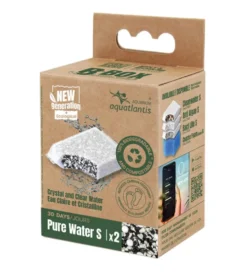 Masses filtrantes pour aquarium coloris blanc Aquatlantis B-Box pure water charbon actif - Taille S x 2