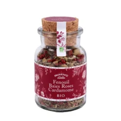 Melange fenouil baies roses cardamome bio Provence d’Antan - 80 g