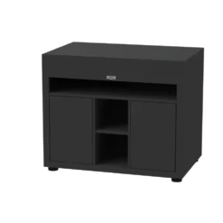 Meuble tablette XL noir Le Marquier - L 110 x P 70 x H 92 cm