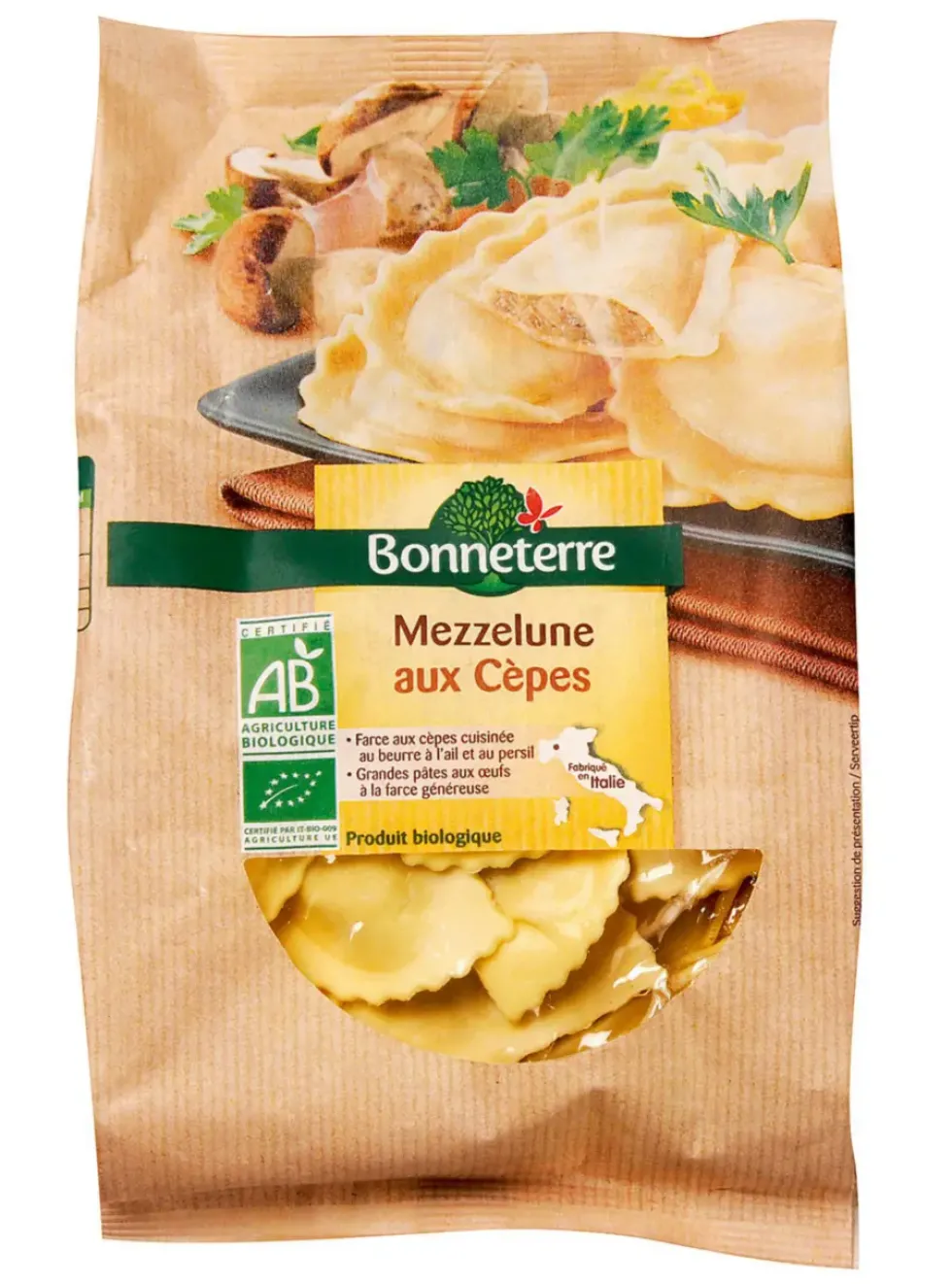 Mezzelunes aux cepes et gorgonzola 250 g