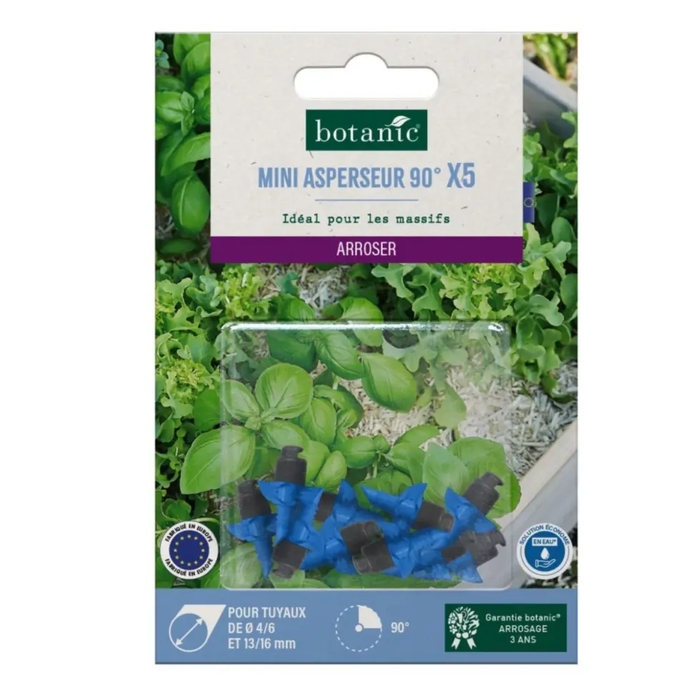 5 mini asperseurs 90° botanic® - Arrosage goutte à goutte