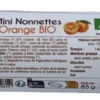 Mini nonnette orange bio en sachet Apidis - 85 g