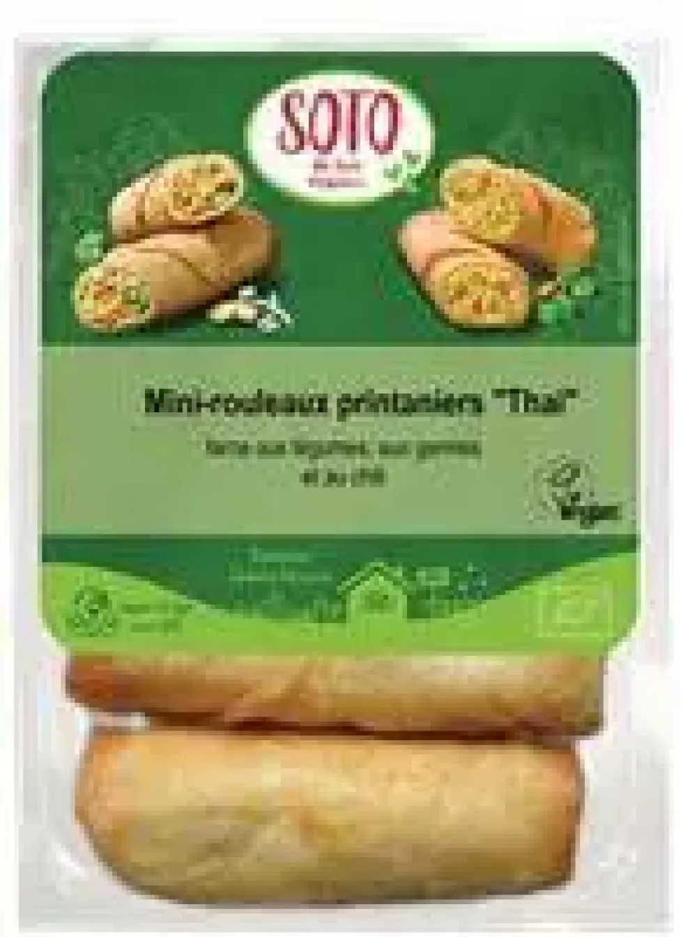 Mini rouleaux printaniers bio Thai Soto - 4 x 50 g