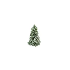 Mini sapin enneigé reconstitué - Sur socle