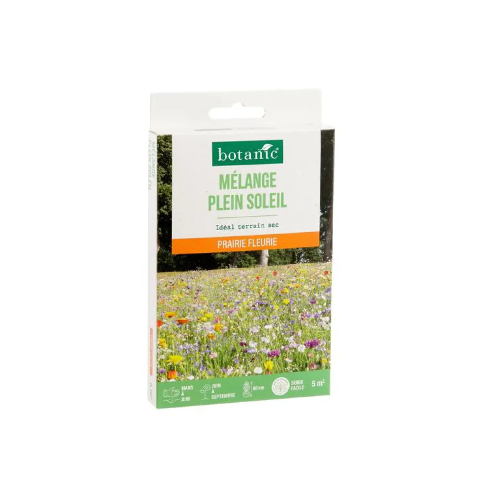 Mélange de graines plein soleil pour pied d'arbre botanic® - graines à semer (5 m²)