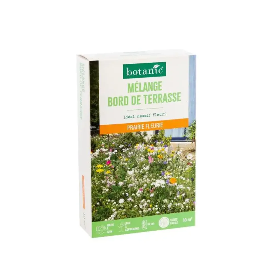 Mélange de graines pour bord de terrasse botanic® - graines à semer (10 m²)
