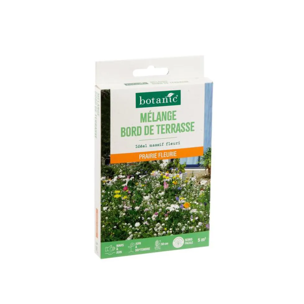 Mélange de graines pour bord de terrasse botanic® - graines à semer (5 m²)