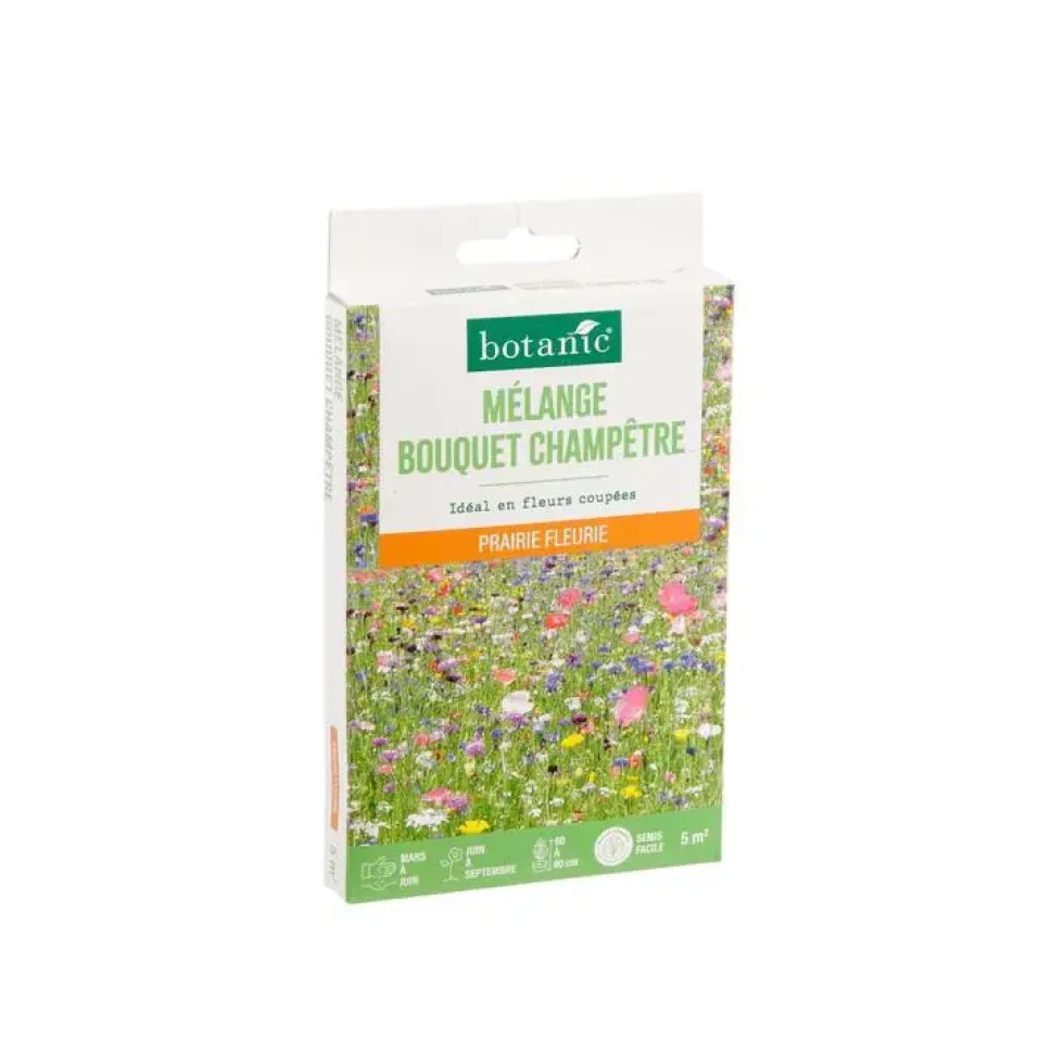 Mélange de graines pour bouquet champêtre botanic® - graines à semer (5 m²)