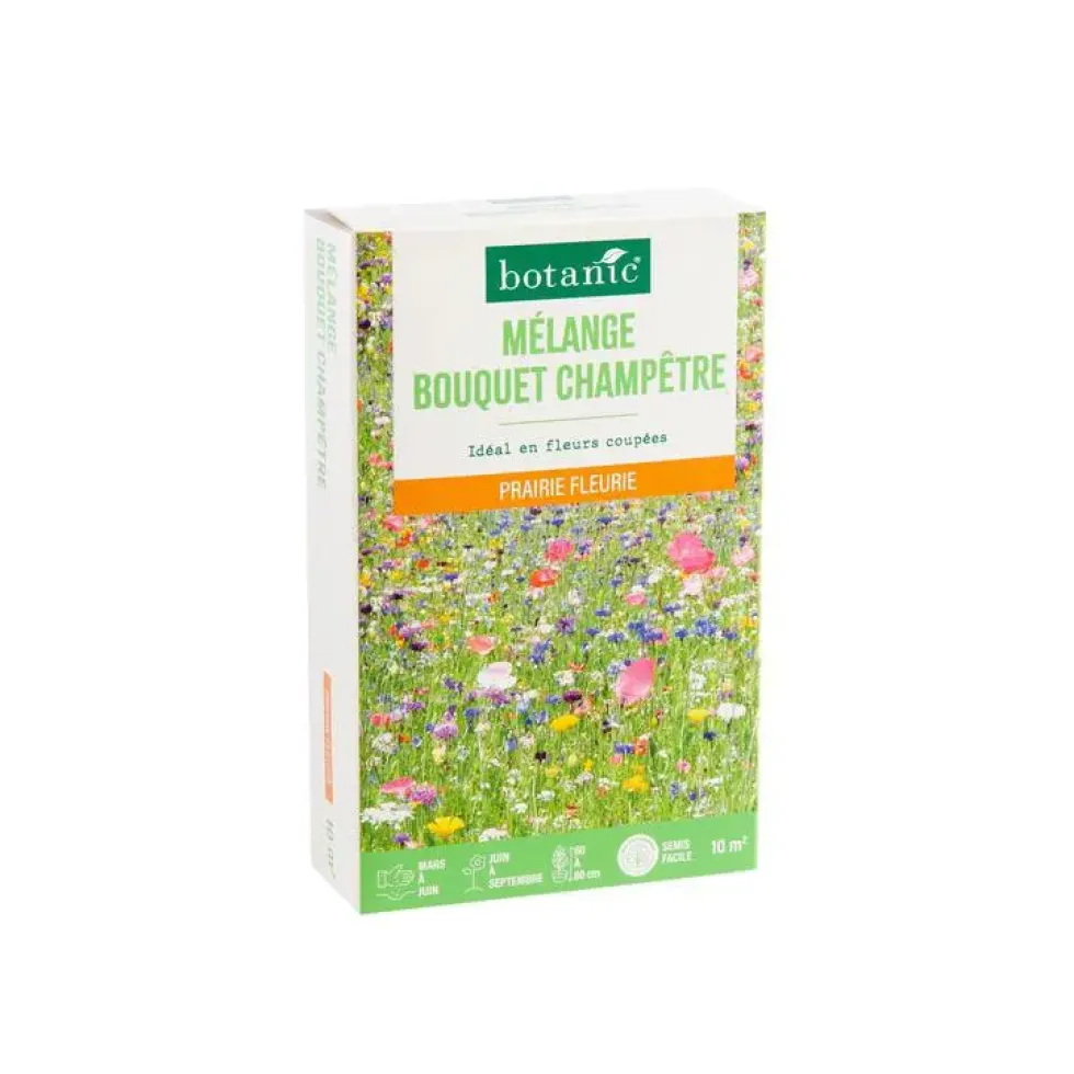 Mélange de graines pour bouquet champêtre botanic® - graines à semer (10 m²)